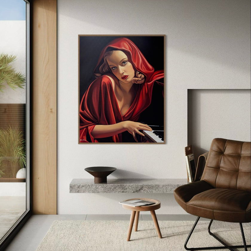 The Piano Player Canvas