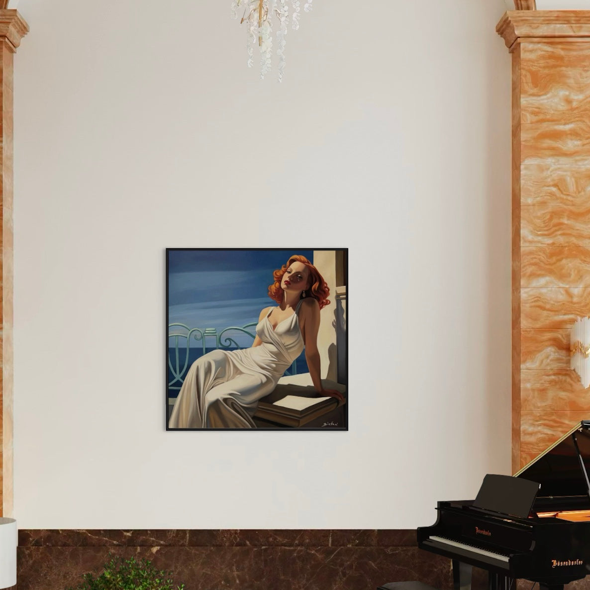 Terrasse au Palais Canvas