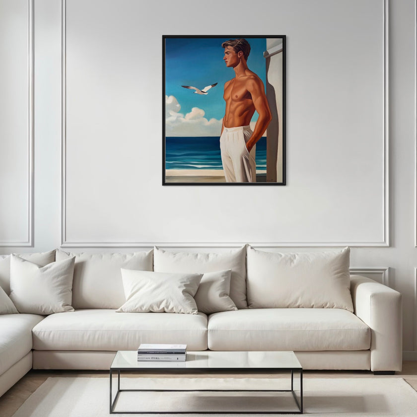 Un Parisien au Sud Canvas