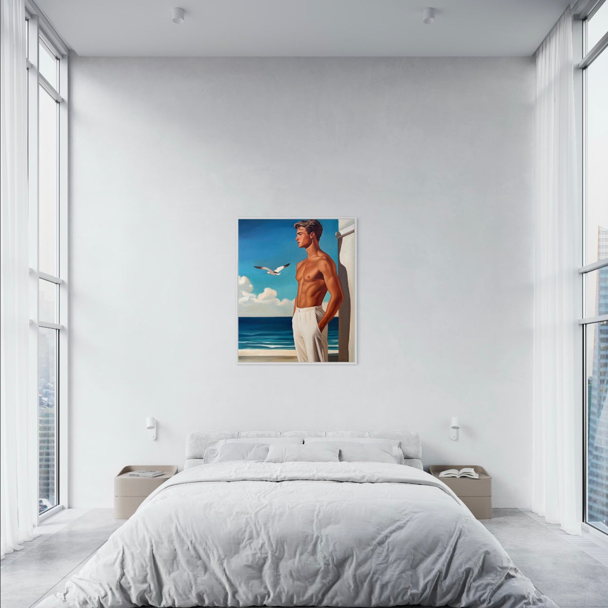 Un Parisien au Sud Canvas