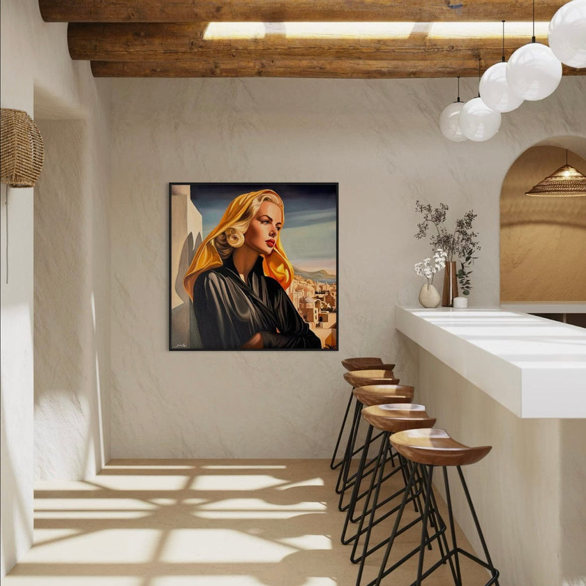 Nostalgie du Village Canvas