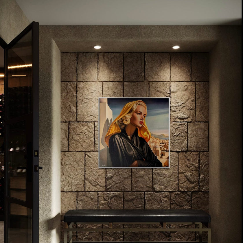 Nostalgie du Village Canvas