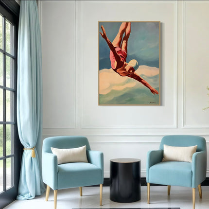 Plongeuse Canvas