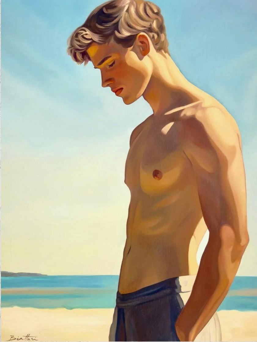 Garcon a la Plage Poster