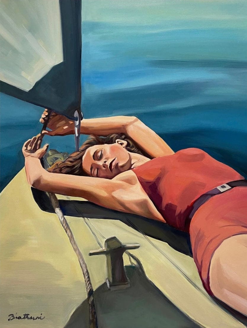 Sur le Bateau Poster