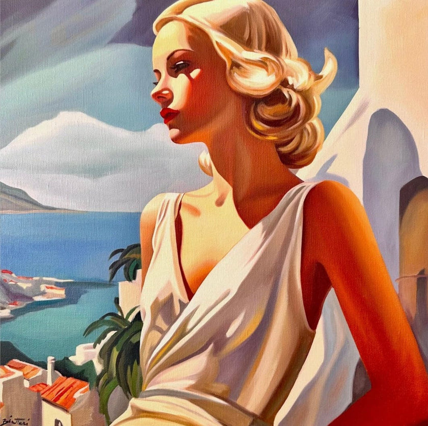 Jeunne Fille Nostalgique Poster