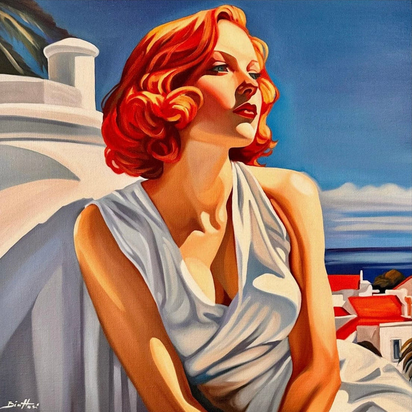 Terrasse sur le Toit Poster