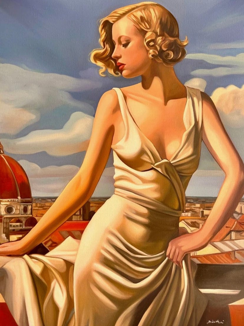 Terrasse a Florence Poster