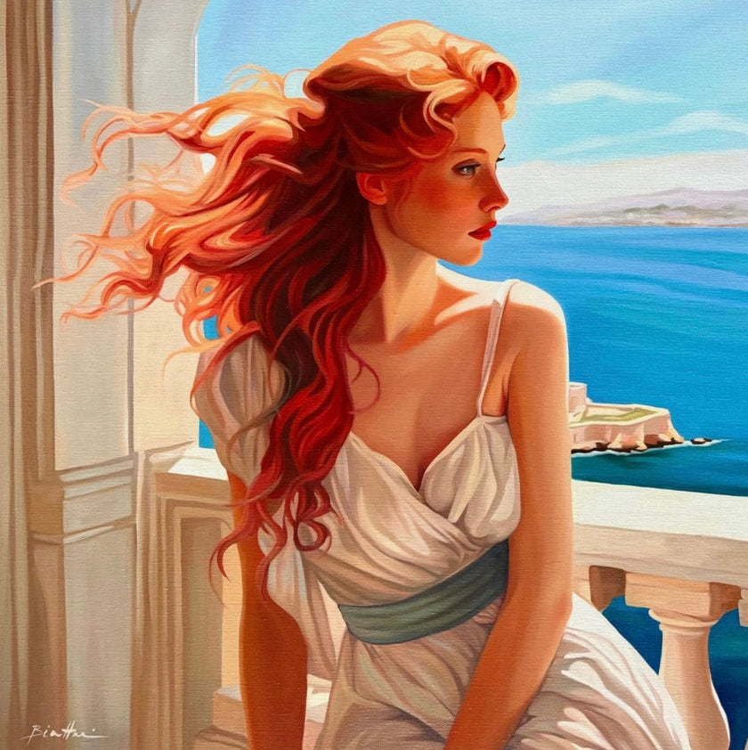 Terrasse a Cap Ferrat Poster