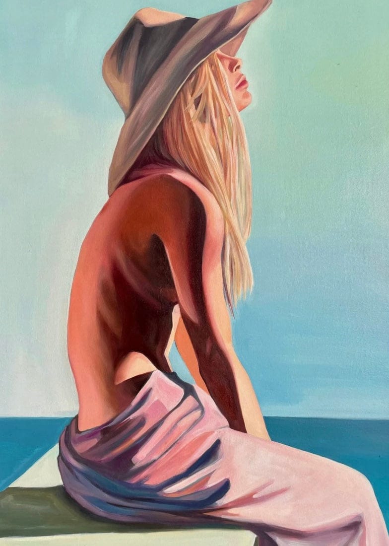 Calm au Bord de l’Eau Poster