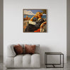 Terrasse a Saint Tropez Poster