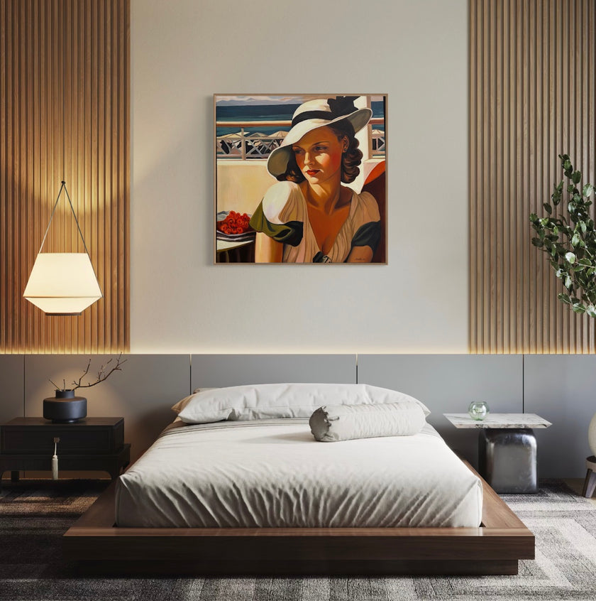 Terrasse sur la Promenade Poster