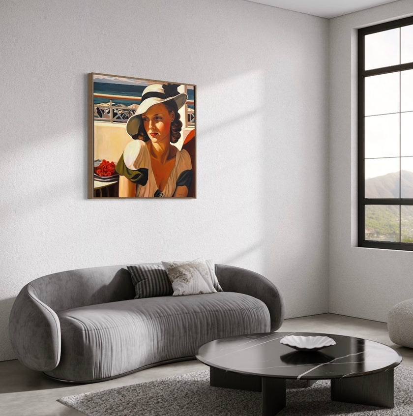 Terrasse sur la Promenade Poster