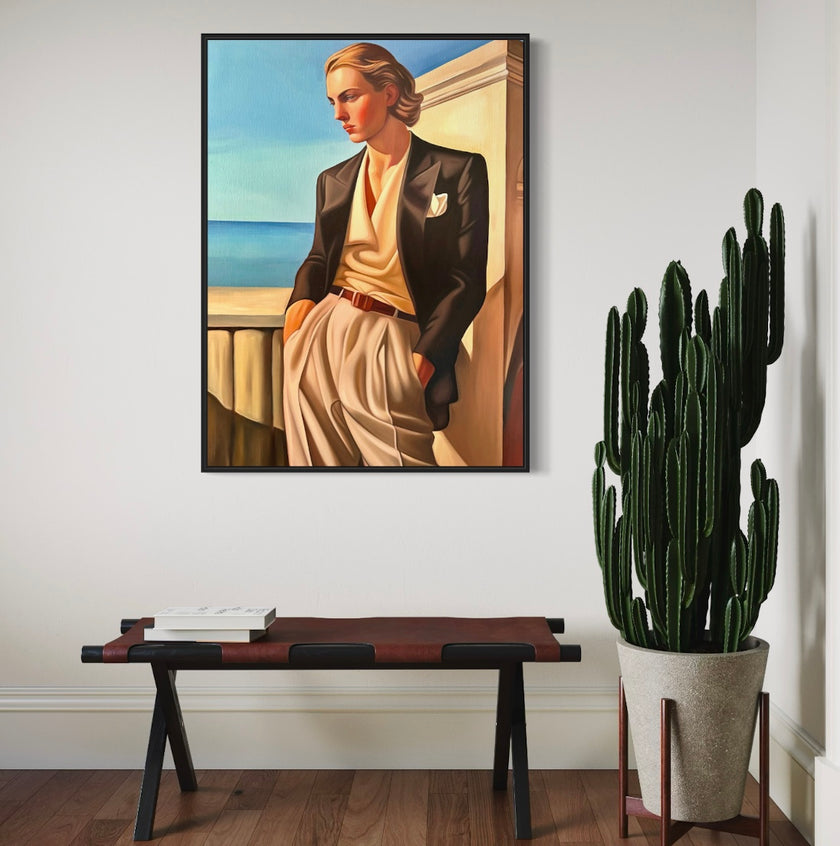 Terrasse Sur la Mer Poster