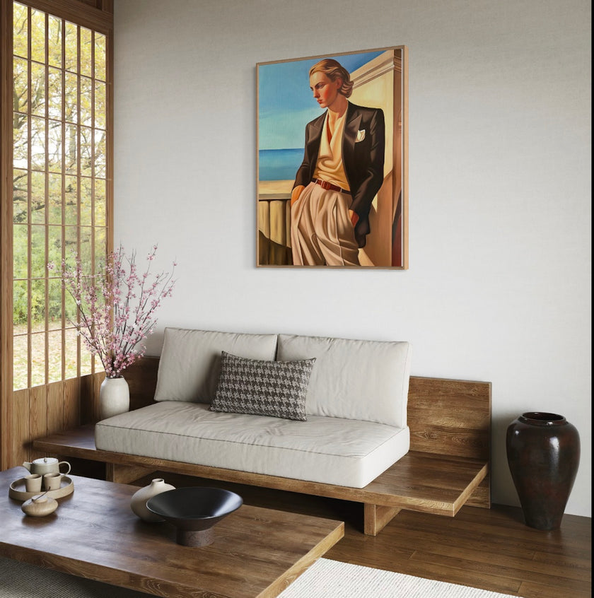 Terrasse Sur la Mer Poster