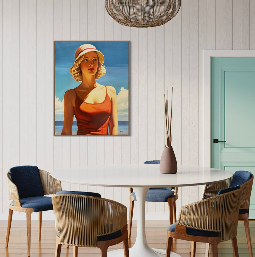 Vacance a la Plage Poster