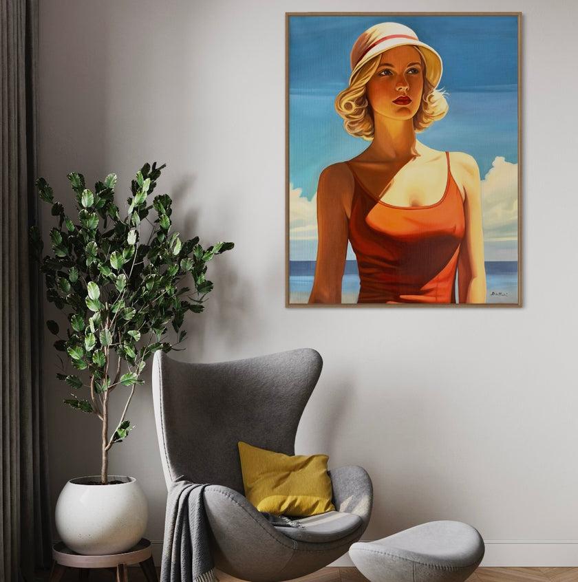 Vacance a la Plage Poster