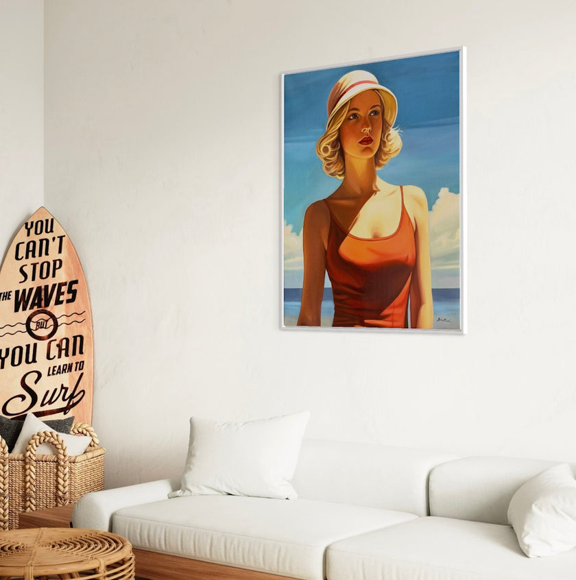 Vacance a la Plage Poster