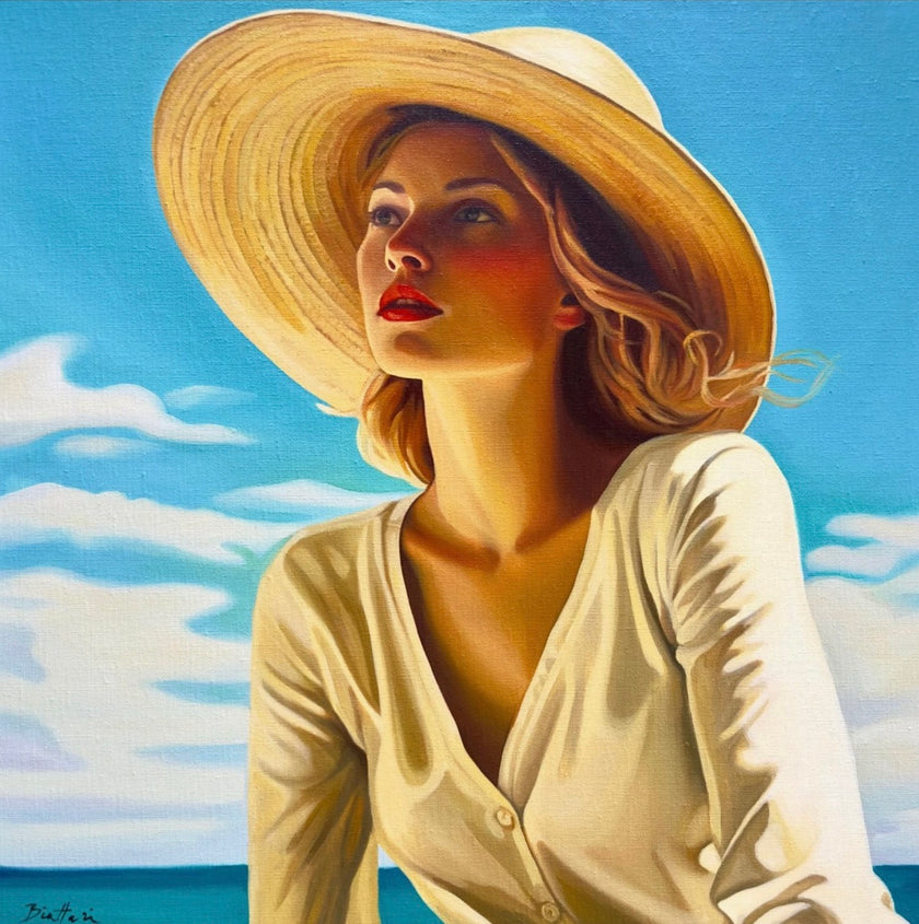 Femme au Chapeau Poster