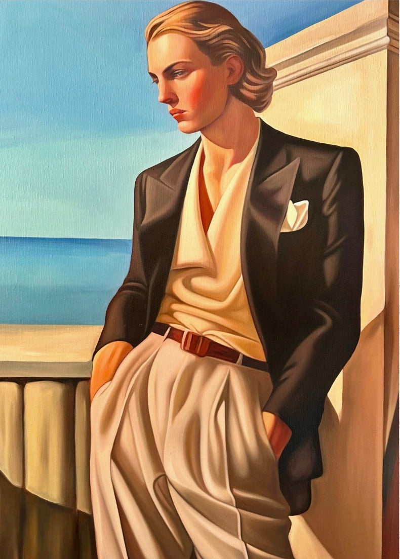 Terrasse Sur la Mer Poster