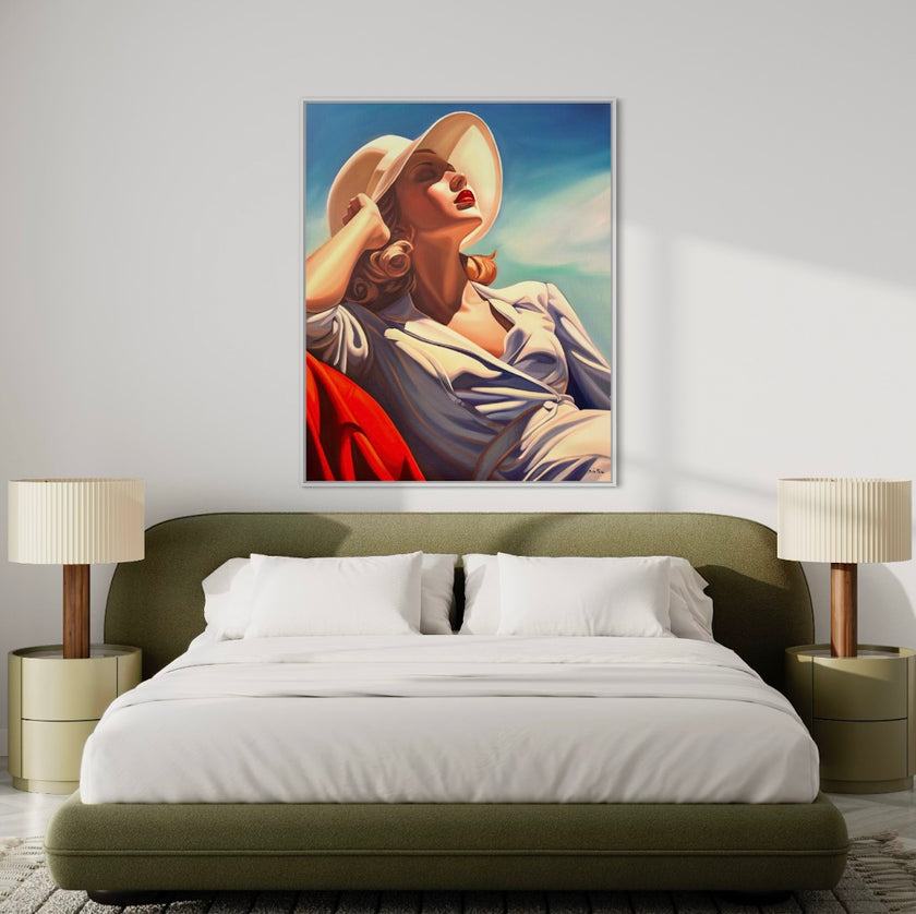 Reveuse au Chapeau Poster