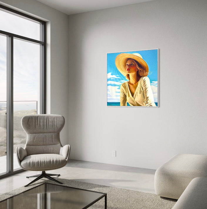 Femme au Chapeau Poster