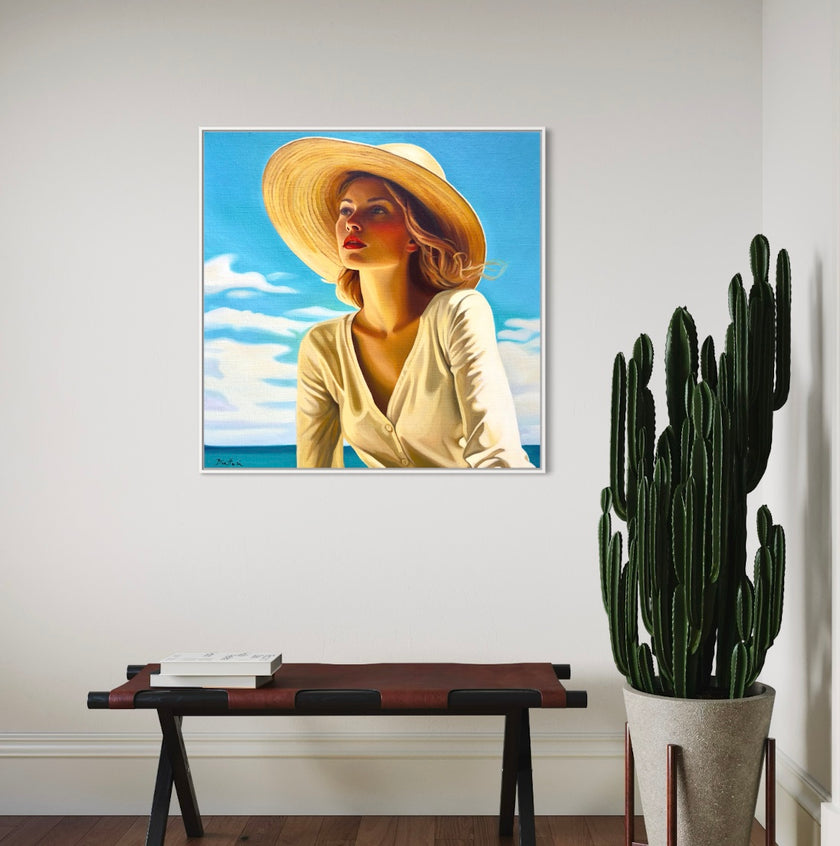 Femme au Chapeau Poster