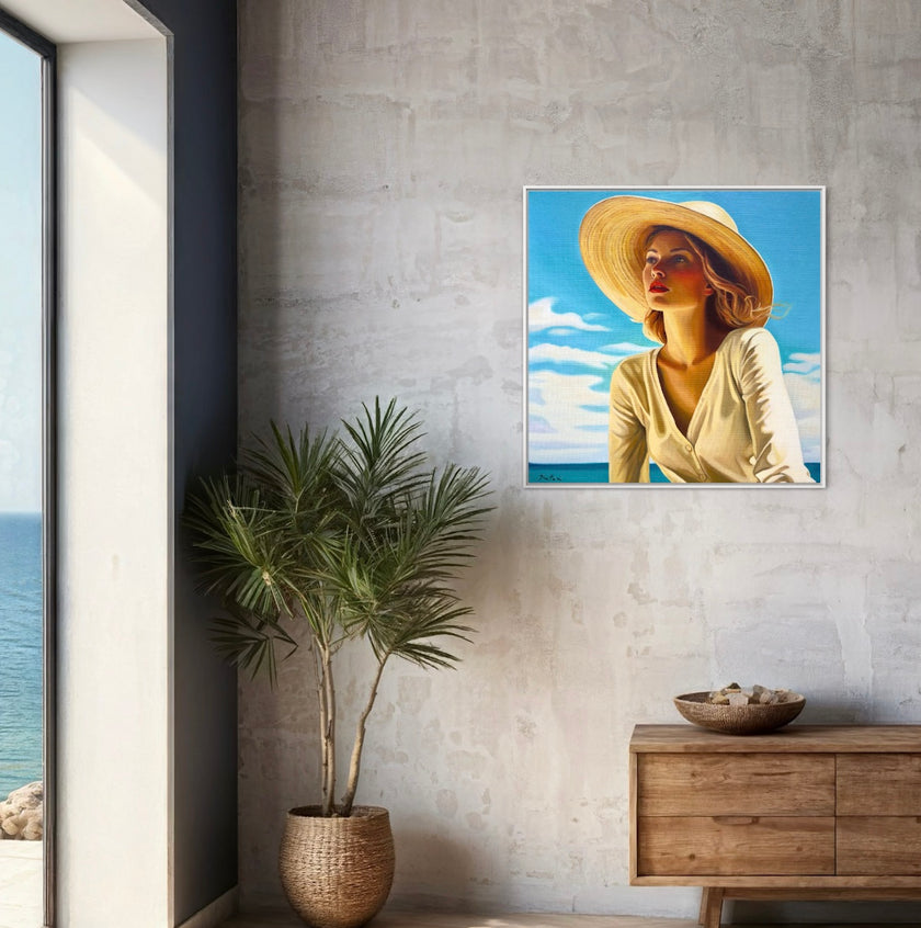 Femme au Chapeau Poster