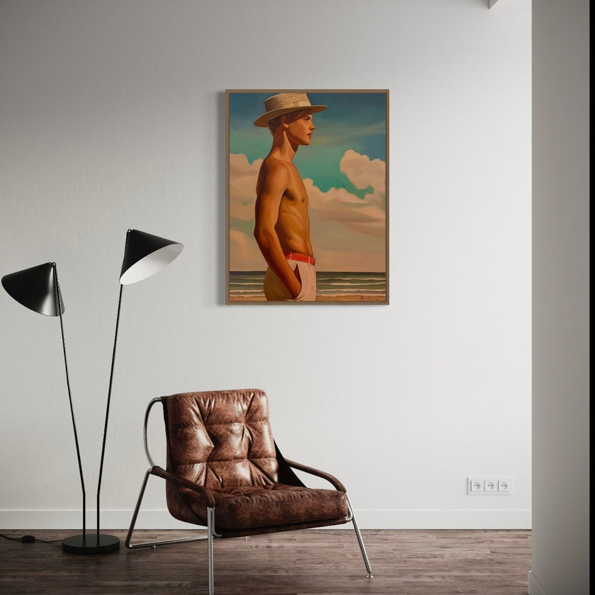 Garcon au Chapeau Poster