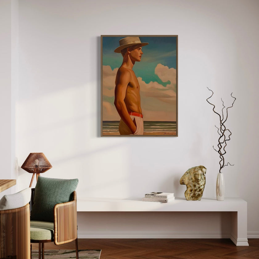 Garcon au Chapeau Poster