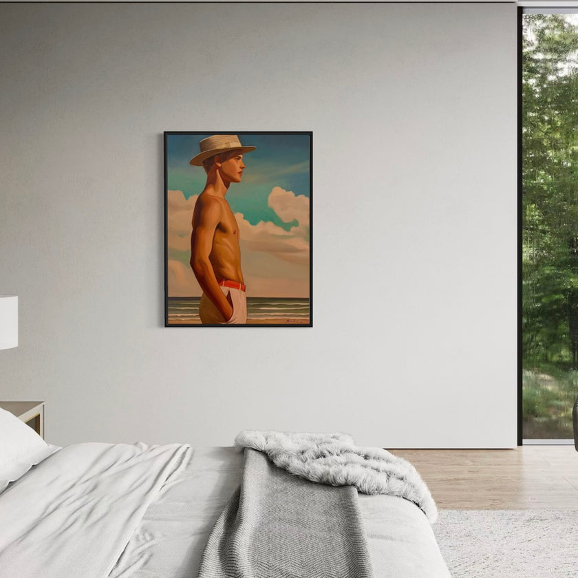 Garcon au Chapeau Poster