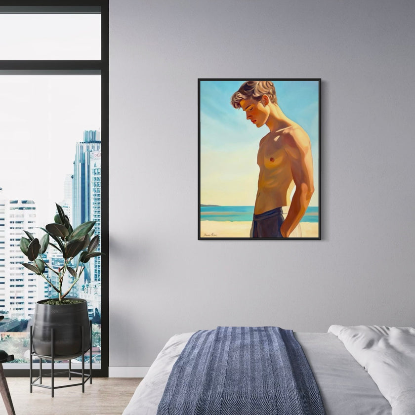 Garcon a la Plage Poster