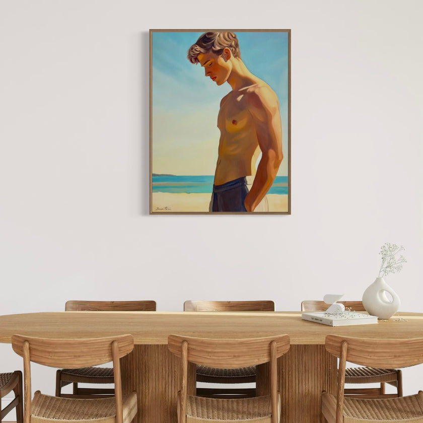 Garcon a la Plage Poster