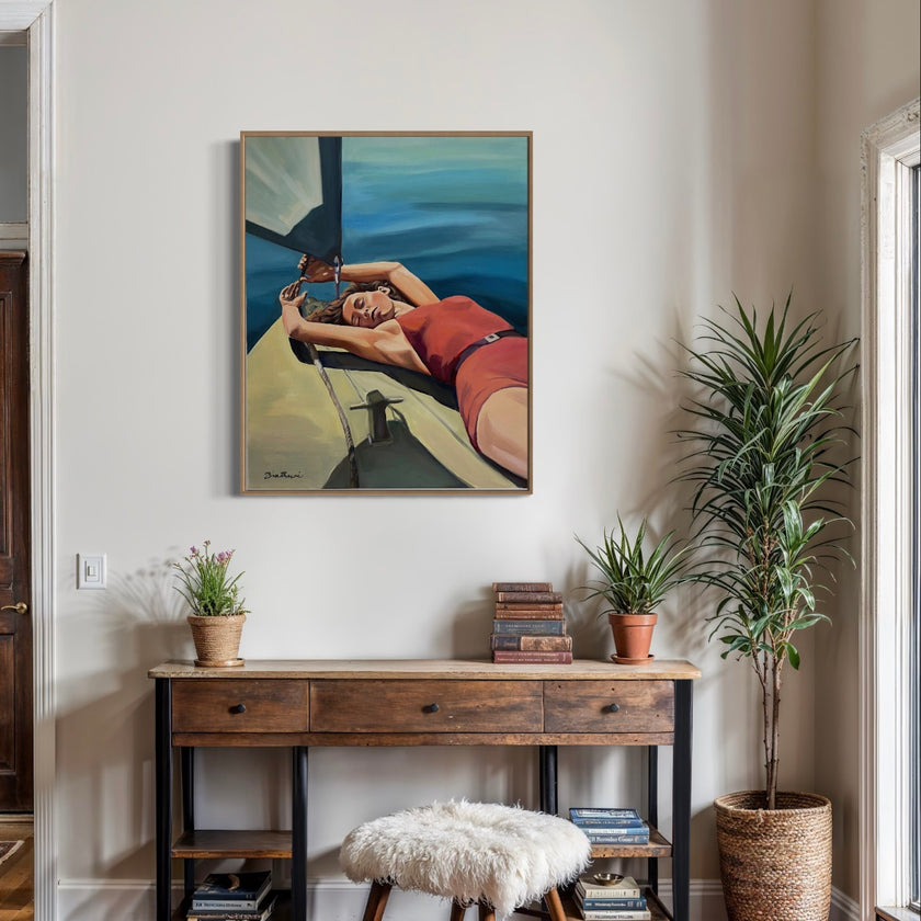 Sur le Bateau Poster