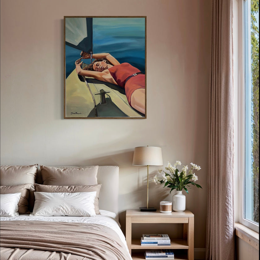 Sur le Bateau Poster