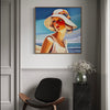 Femme au Chapeau Poster