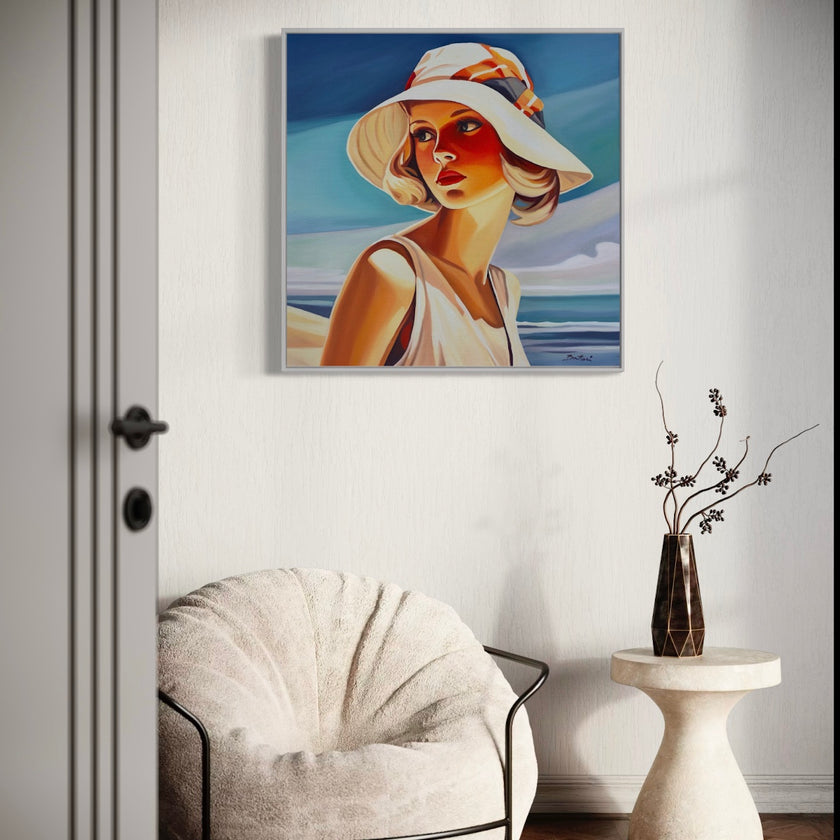 Femme au Chapeau Poster