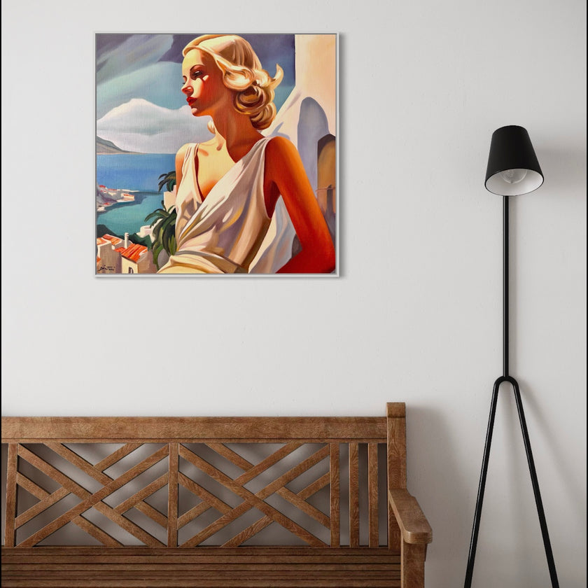 Jeunne Fille Nostalgique Poster