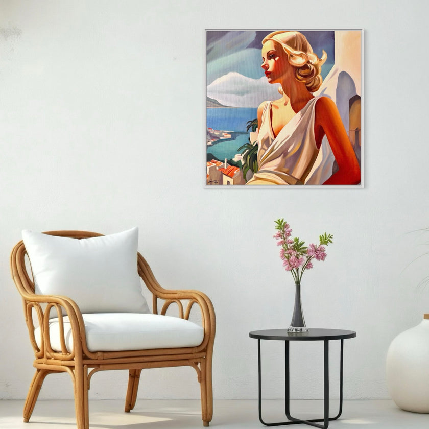 Jeunne Fille Nostalgique Poster