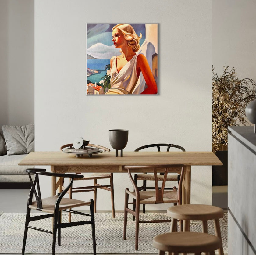 Jeunne Fille Nostalgique Poster