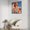 Terrasse sur le Toit Poster