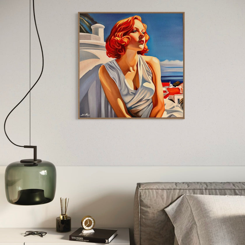 Terrasse sur le Toit Poster