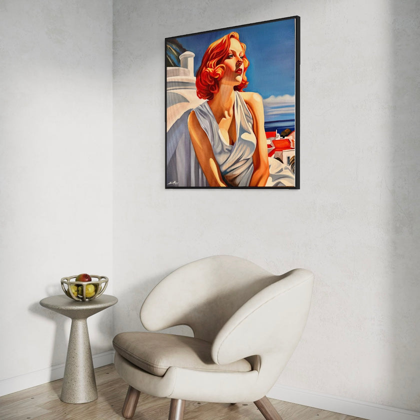 Terrasse sur le Toit Poster