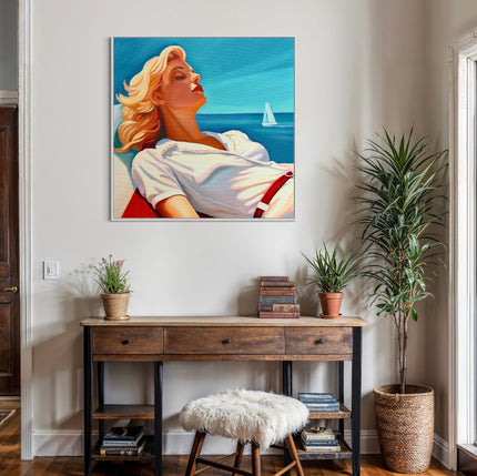 Instant Bleu Poster