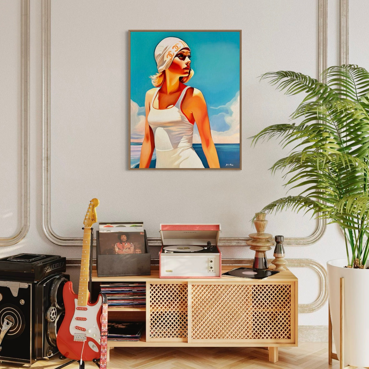 French Girl Poster