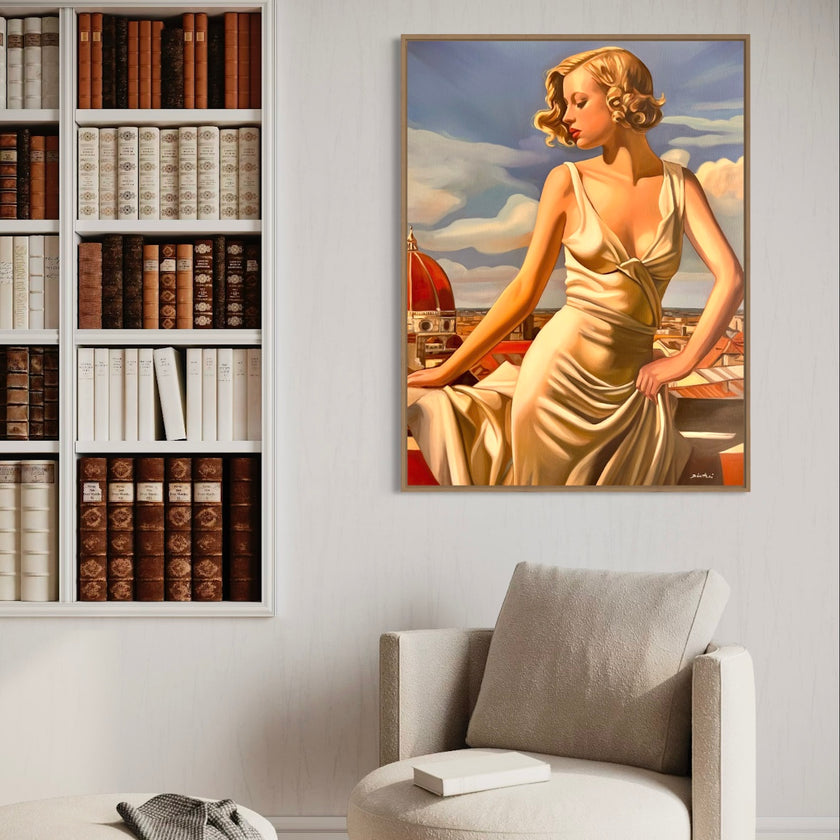 Terrasse a Florence Poster