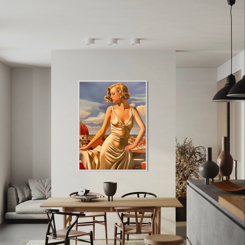 Terrasse a Florence Poster