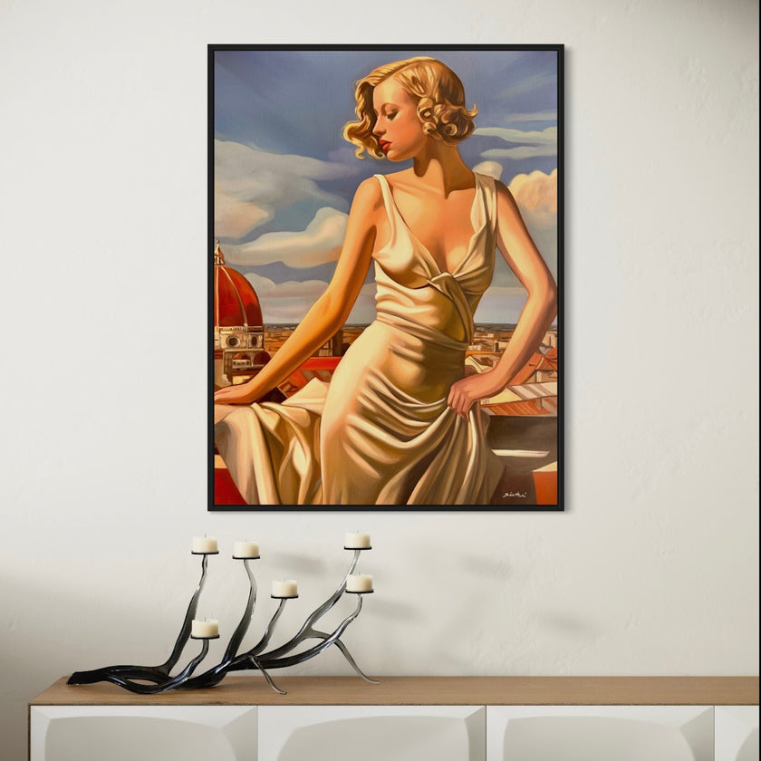 Terrasse a Florence Poster