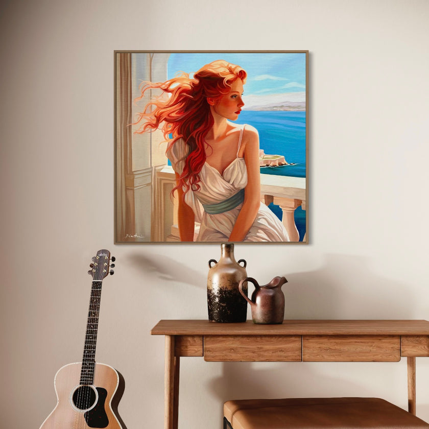 Terrasse a Cap Ferrat Poster