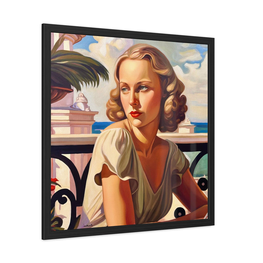 Terrasse a Nice - Poster